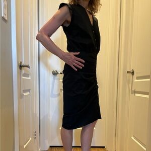 Veronica Beard summery ruchet dress